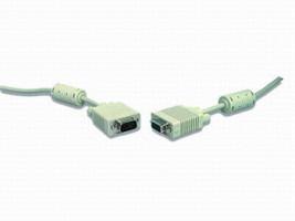 Kabel přípojný k mon. 15M/15M VGA 5m stíněný extra, ferrity (CC-PPVGA-5M)