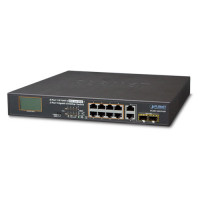 PLANET 8-Port 10/100TX 802.3at PoE + 2-Port Gigabit TP/ SFP