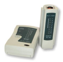UTP kabel tester RJ11,RJ45-indikace LED diody,bílý (WS-468AT)