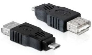PremiumCord USB redukce A/female-MicroUSB/male (kur-12)