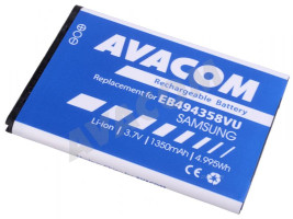 Baterie do mobilu Samsung Li-ion 3,7V 1350mAh pro S5830 Galaxy Ace (náhrada EB494358VU) (GSSA-5830-S1350A)