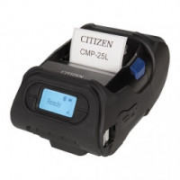 Citizen CMP-25L, USB, RS232, 8 bodů/mm (203 dpi), displej, ZPL, CPCL mobilní tiskárna