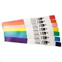 Zebra Z-Band Fun náramkové pásky, DT, 25 mm x 254 mm, 6 x 350ks, purpurová