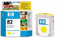 HP No. 82 Yellow Ink Cartridge (69 ml) pro HP DSJ 500, 800