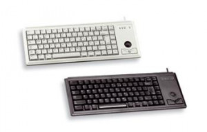 Cherry Ultraslim Trackball Keyboard ML G84-4400LUBEU-2 US černá barva USB