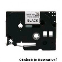 páska Brother TZ-421 - 9mm x 8m - červená / černý text - laminovaná - kompatibilní (TZE-421)