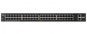 Cisco Small Business SG220-50 Řízený L2 Gigabit Ethernet (10/100/1000) Černá
