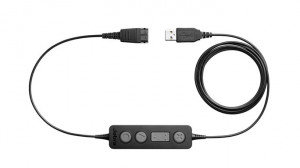 Jabra Link 260, USB enabler QD to USB, Plug & Play