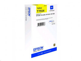 Epson T7554 - Velikost XL - žlutá - originál - inkoustová cartridge