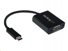 StarTech adaptér USB-C na VGA, černý