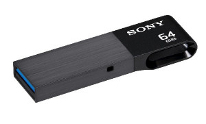 SONY Flash disk USM64WE3 USB 3.1 Kapacita 64 GB. Barva černá