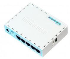 MikroTik RouterBOARD RB750Gr3, hEX router, Qualcomm QCA8337-AL3C-R, 64MB RAM, 5xGLAN