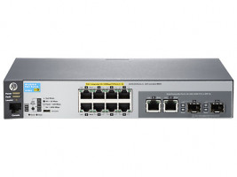 HPE Aruba 2530 8 PoE+ Řízený L2 Fast Ethernet (10/100) Šedá 1U Podpora napájení po Ethernetu (PoE