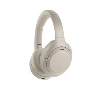 Bezdrátová sluchátka Sony WH-1000XM4, s aktivním potlačením hluku, stříbrná