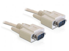 Delock kabel RS-232 sériový Sub-D9 male / male 2 m (82981)