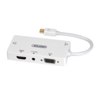 Unitek Y-6354 adaptér miniDisplayPort - HDMI/DVI/VGA/Audio