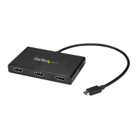 StarTech.com MSTCDP123HD USB C HDMI x 3 Černá kabelové rozhraní a přechodky