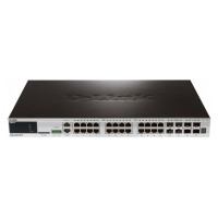 D-Link DGS-3420-28TC xStack 24-port 10/100/1000 Layer 2+ Stackable Managed Gigabit Switch including 4-port Combo 1000Ba