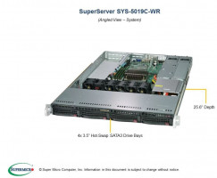 Supermicro Barebone SuperServer SYS-5019C-WR