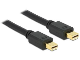 Delock mini Displayport kabel samec - samec 1,5 m, černý (83474)
