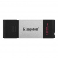Kingston Technology DataTraveler 80 USB flash drive 128 GB USB Type-C 3.2 Gen 1 (3.1 Gen 1) černá Silver