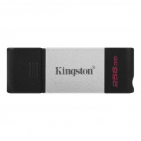 Kingston Technology DataTraveler 80 USB flash drive 256 GB USB Type-C 3.2 Gen 1 (3.1 Gen 1) černá Silver