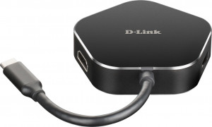 D-Link DUB-M420 4-In-1 USB-C Hub s HDM