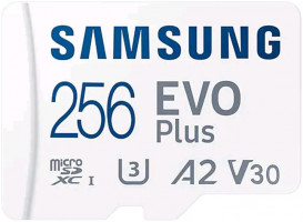 Samsung EVO Plus 256GB MicroSDXC 130MB/s +Adapater