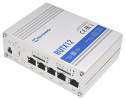 Teltonika RUTX12 wireless router Gigabit Ethernet Dual-band (2.4 GHz / 5 GHz) 3G 4G Silver