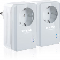 Powerline ethernet TP-Link TL-PA4010PKIT nano adaptér (500 Mbps), průch. zásuvka