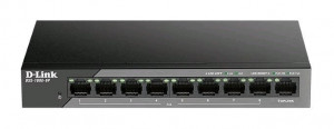 D-Link DSS-100E-9P network switch Unmanaged Fast Ethernet (10/100) černá Power over Ethernet (PoE)
