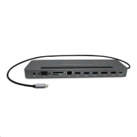 i-Tec USB-C Metal Ergonomic 4K 3x Display Docking Station with Power Delivery 85 W - Dockingstation - VGA, HDMI, DP