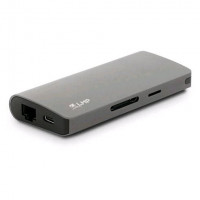 LMP USB-C Travel Dock 4K 9 Port, space grey