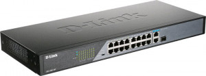 D-Link DSS-100E-18P network switch Unmanaged Fast Ethernet (10/100) černá Power over Ethernet (PoE)