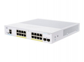 CBS350-16P-2G-EU Cisco Business 350 Series 350-16P-2G - Switch - L3 - managed - 16 x 10/100/1000 (PoE+) + 2 x Gigabit SF