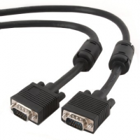 Gembird VGA HD kabel 15pin male/15pin male (dvojité stínění s ferity) 15m černý (CC-PPVGA-15M-B)