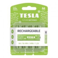 Tesla AA RECHARGEABLE+ nabíjecí Ni-MH 2450 mAh, 4 ks 