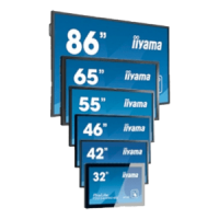 iiyama ProLite IDS, 165 cm (65''), infrared, 4K, USB, USB-C, RS232, Ethernet, Wi-Fi, Android, kit (USB), black TE6514MIS