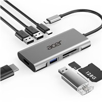 Acer 7-In-1 - Dockingstation - USB-C - HDMI