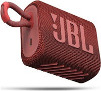 JBL Go 3 Portable Waterproof Bluetooth Speaker - červená