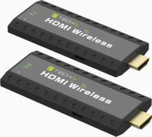 Techly IDATA HDMI-WL53 AV extender AV transmitter & receiver černá