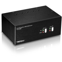 TRENDnet KVM 2-Port Displayport Switch mit Audio USB 2.0 Hub
