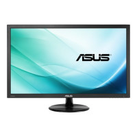ASUS VP228HE, 21.5", Full HD, Matný, Černá barva, plochý počítačový monitor