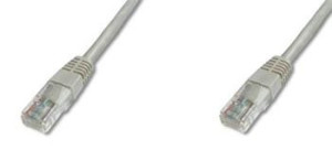 PremiumCord Patch kabel UTP RJ45-RJ45 level 5e 0,25 m, šedá