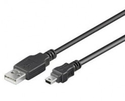 PremiumCord Kabel mini USB, A-B, 5 pinů, 1 m 
