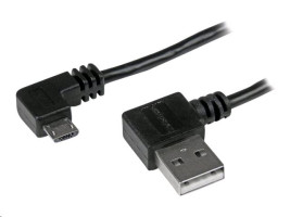 StarTech Micro-USB kabel s pravoúhlým konektorem, M/M, 2 m