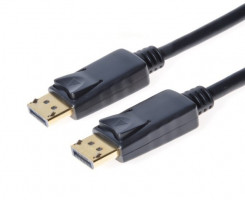 Kabel PremiumCord DisplayPort 1.2 M/M , 4K×2K@60hz, zlacené konektory, 2m