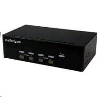 StarTech - 4-port KVM Switch s Dual VGA and 2-port USB Hub - USB 2.0