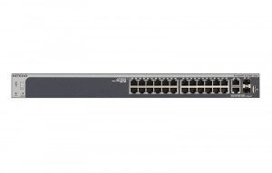 Netgear S3300-28X L2/L3 10G Ethernet (100/1000/10000) Černá