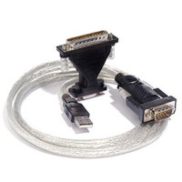 Wiretek Konvertor USB2.0 - serial RS232 kabel